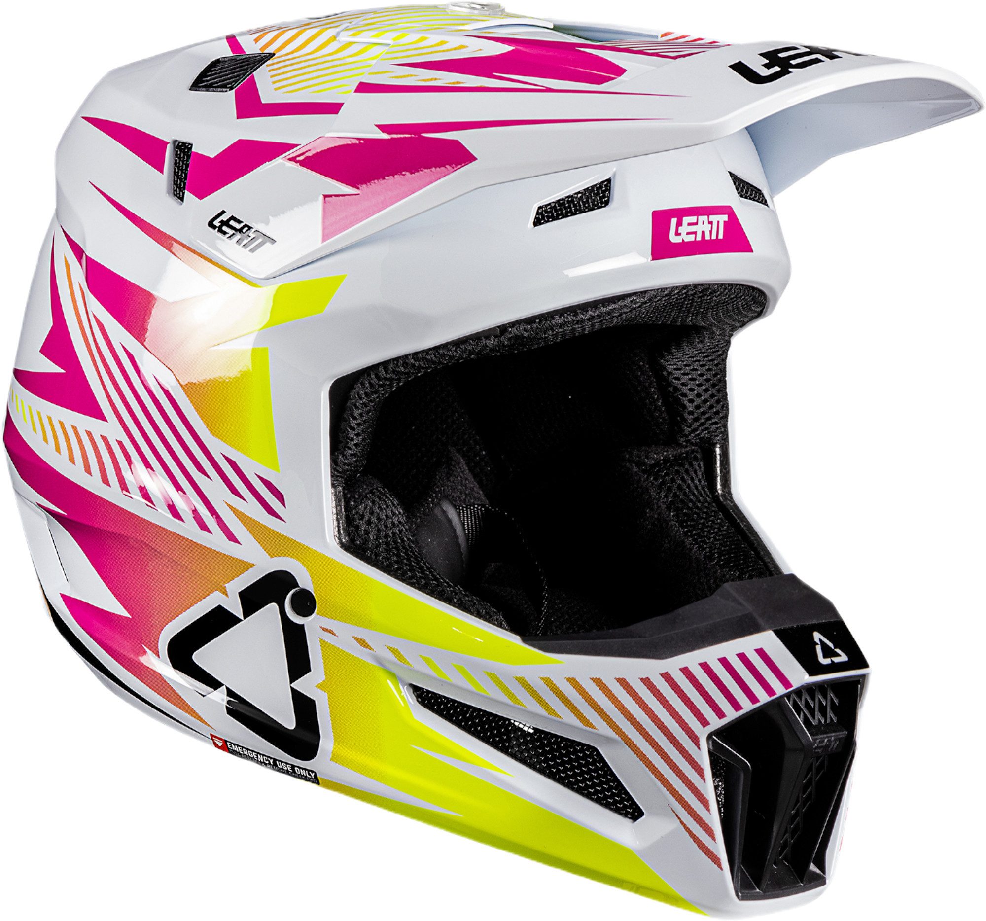 Leatt Motocrosshelm 3.5 V26 Motocross Helm mit Brille, Notfallsystem-polsterung (eqrs)