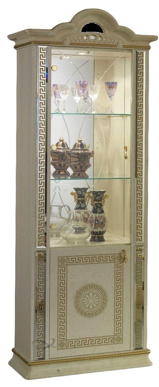 Vitrine Luxus Vitrine Vitrinen Schrank Holz Schrank Glas Schränke
