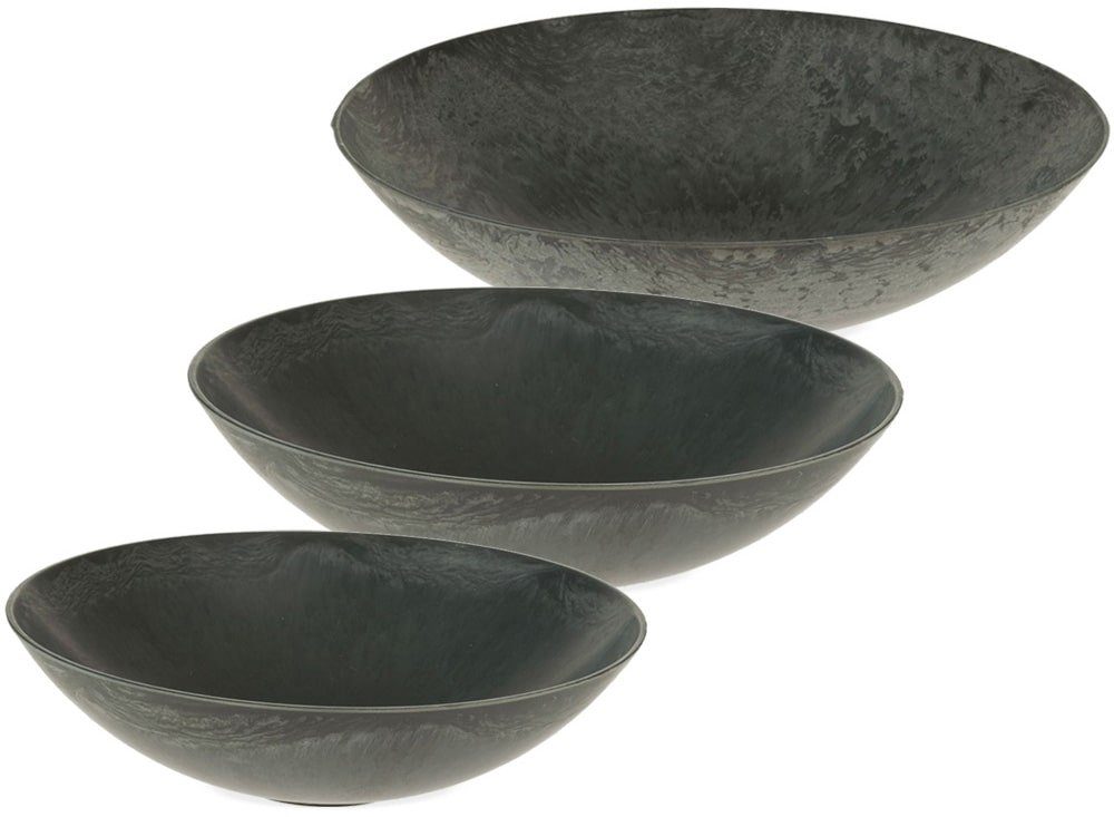 matches21 HOME & HOBBY Blumentopf »Pflanzschale rund Marmoroptik