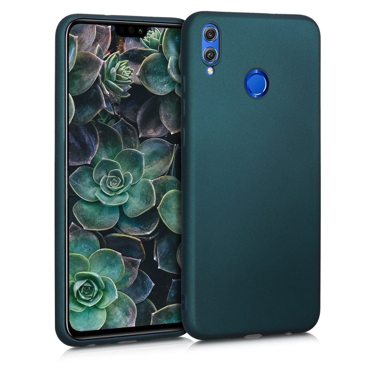 kwmobile Handyhülle Case für HONOR 8X, Hülle Silikon metallisch schimmernd - Handyhülle Cover