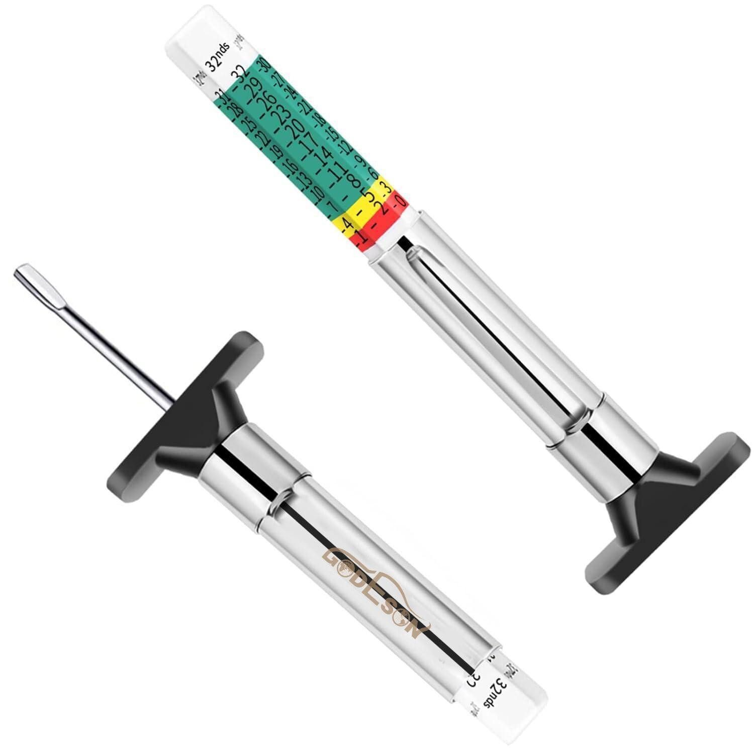 LuxusKollektion Messschieber Reifenprofiltiefenmesser Farbkodiert Smart 88702 2 Stück 2 pack