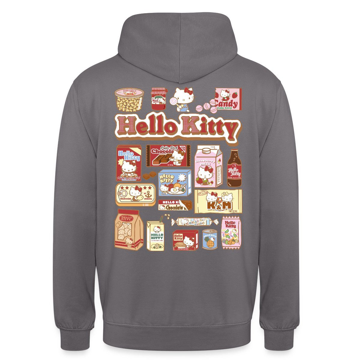Hoodie Hello Kitty Snack Collage Unisex Hoodie