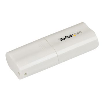 Startech.com STARTECH.COM USB Audio Adapter - USB auf Soundkarte in weiss - Soundca Soundkarte
