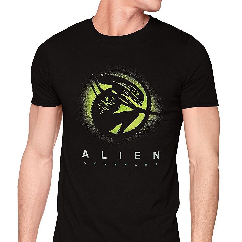 coole-fun-t-shirts Print-Shirt ALIEN Convenant T-Shirt Schwarz Jugendliche +Erwachsene GR. S M L XL XXL