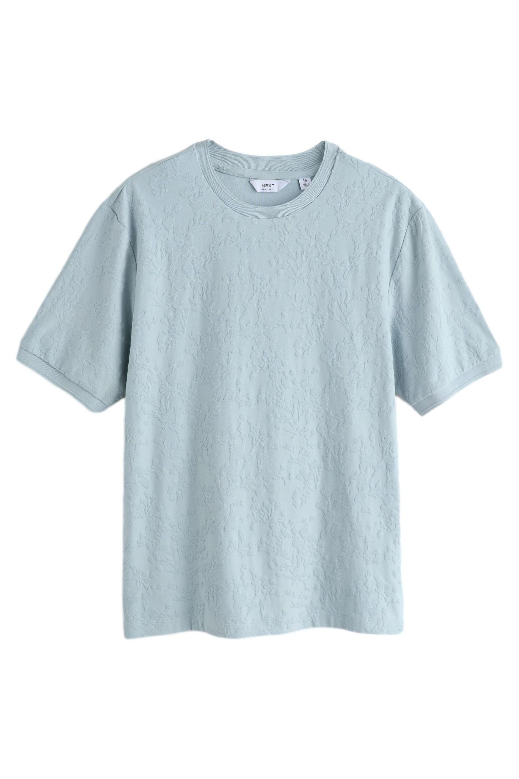 T-Shirt Edles strukturiertes T-Shirt