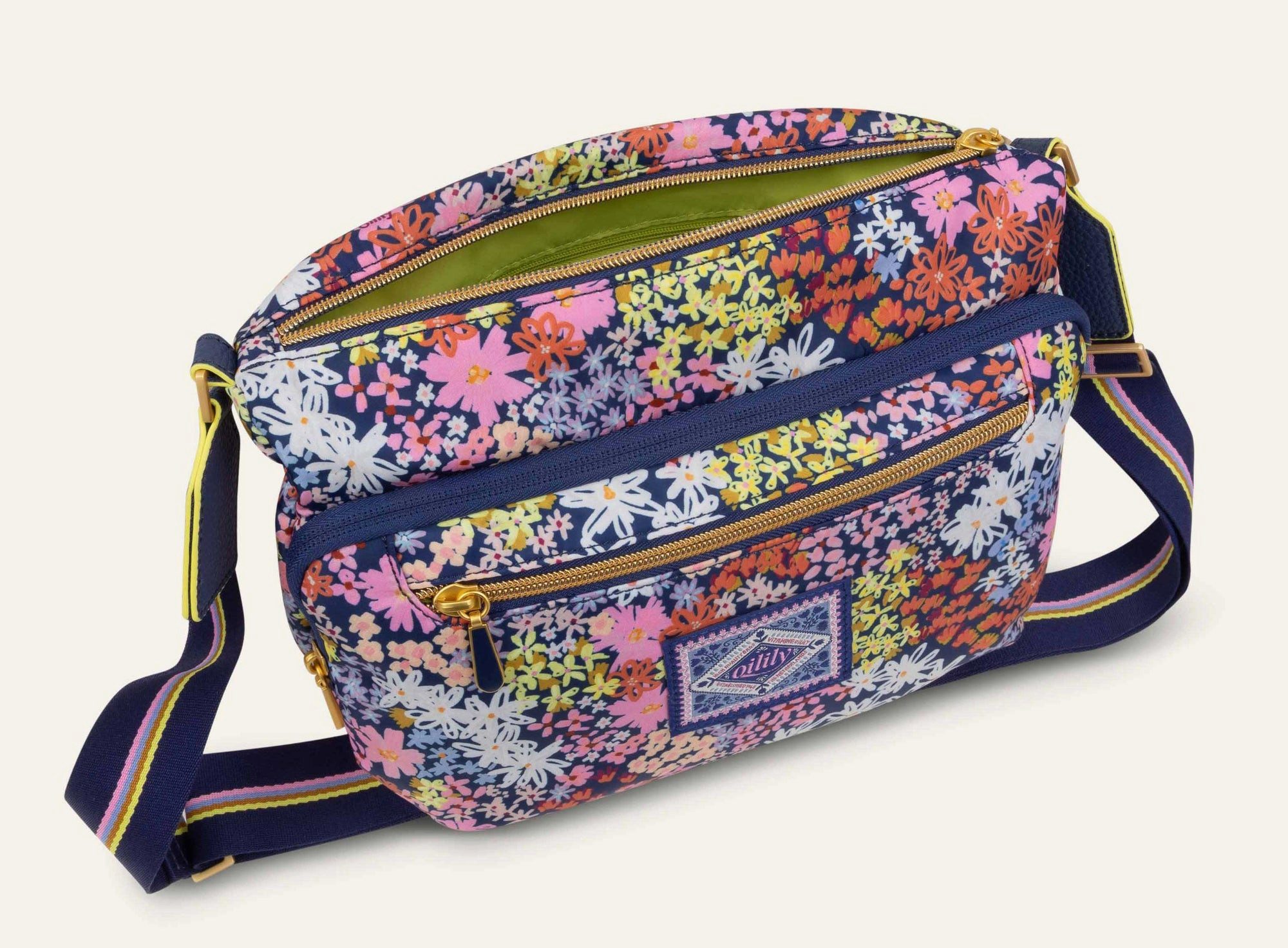 Oilily Schultertasche Stetson Shoulder Bag Vitamine Flowers