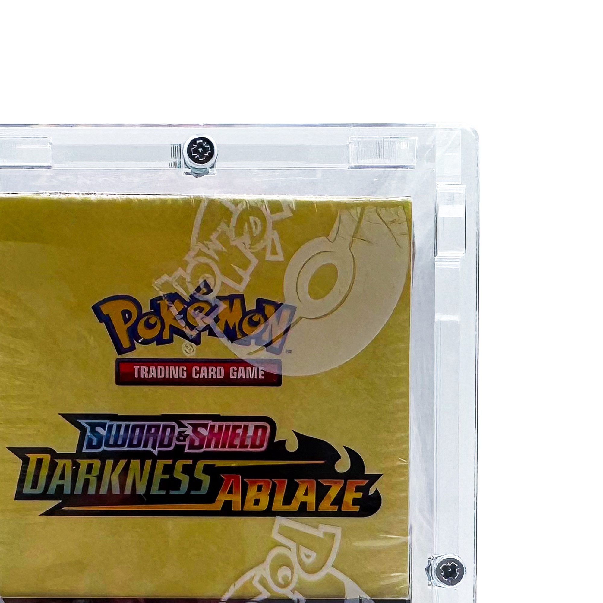 DragonCollect Sammelkarte Acryl Case für Pokemon 18er Display TCG Booster Box Schutzbox, Made in Germany