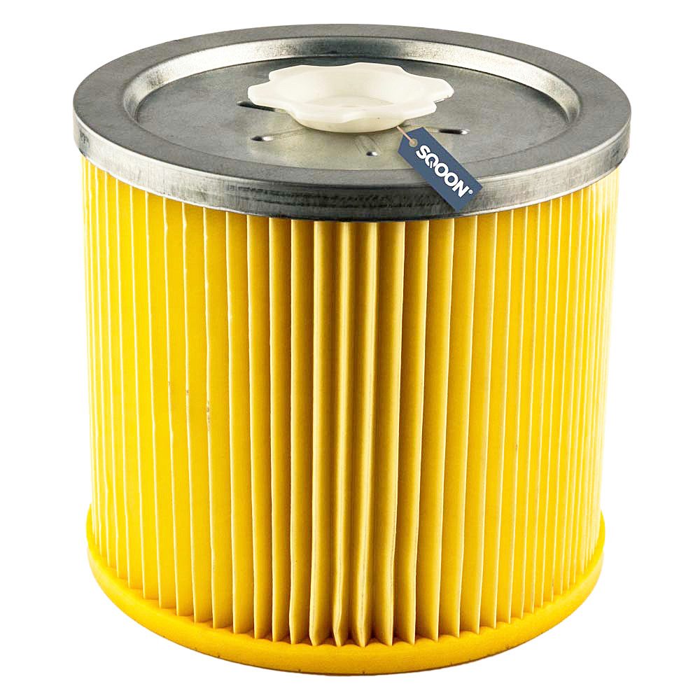 SAUGAUF Motorschutzfilter Lamellen - Faltenfilter - RST 638/2 passend für BOSCH PAS 11-25, Zubehör für Lamellen / Faltenfilter mit Feststellschraube passend für Bosch Staubsauger: GAS 12-30 F Professional, PAS 11-25, PAS 11-25F, PAS 12-50 F, PAS 1000, 1 Filter