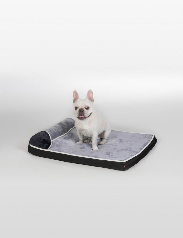 Thumbnail - RAIKOU Hundematte Hundebett flauschig Hundematte waschbar Hundematratze mit Kissen, Velourslederimitat, waschbar,flausch...