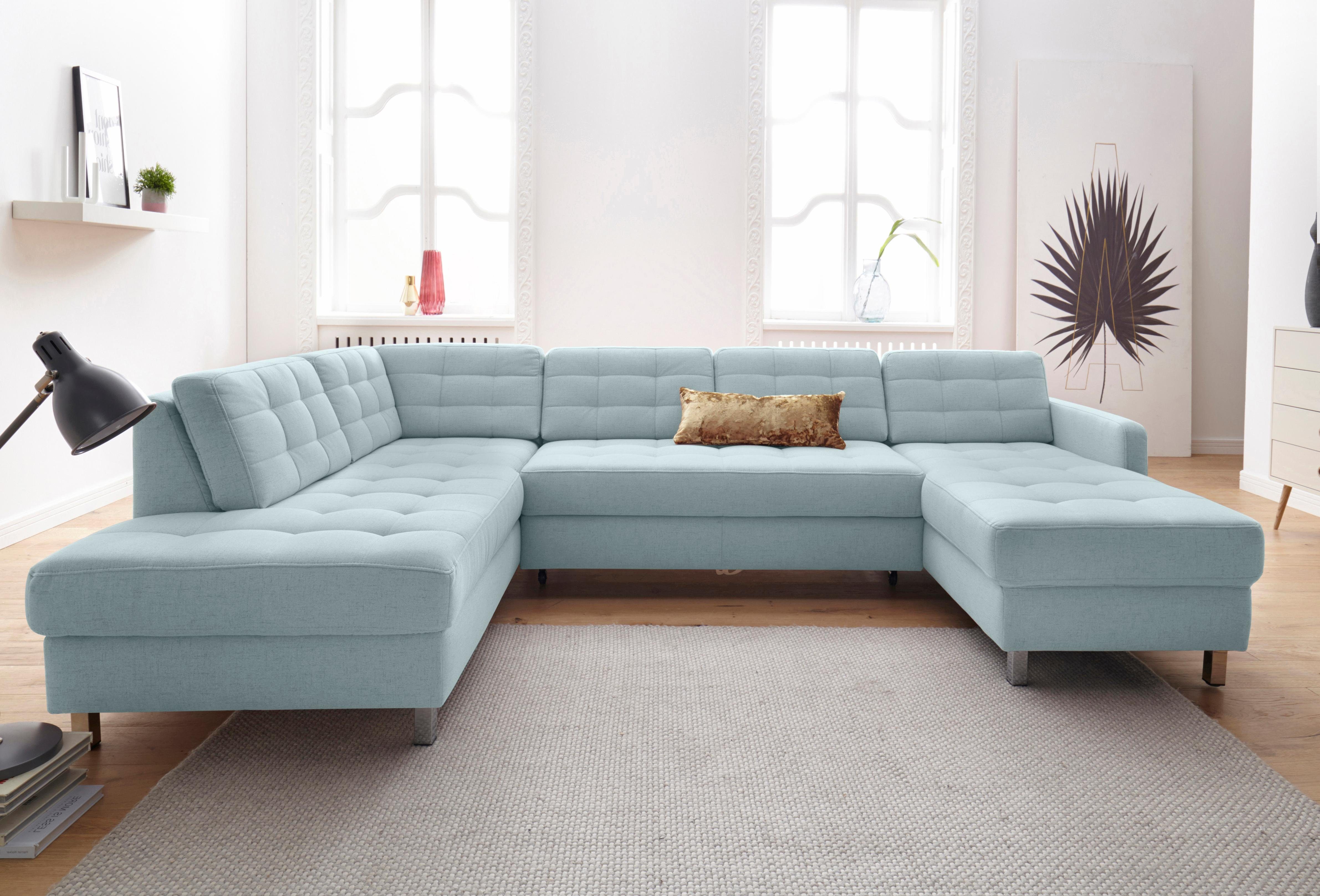 sit&more Wohnlandschaft "Picasso U-Form" wahlweise mit Bettfunktion und Bet günstig online kaufen