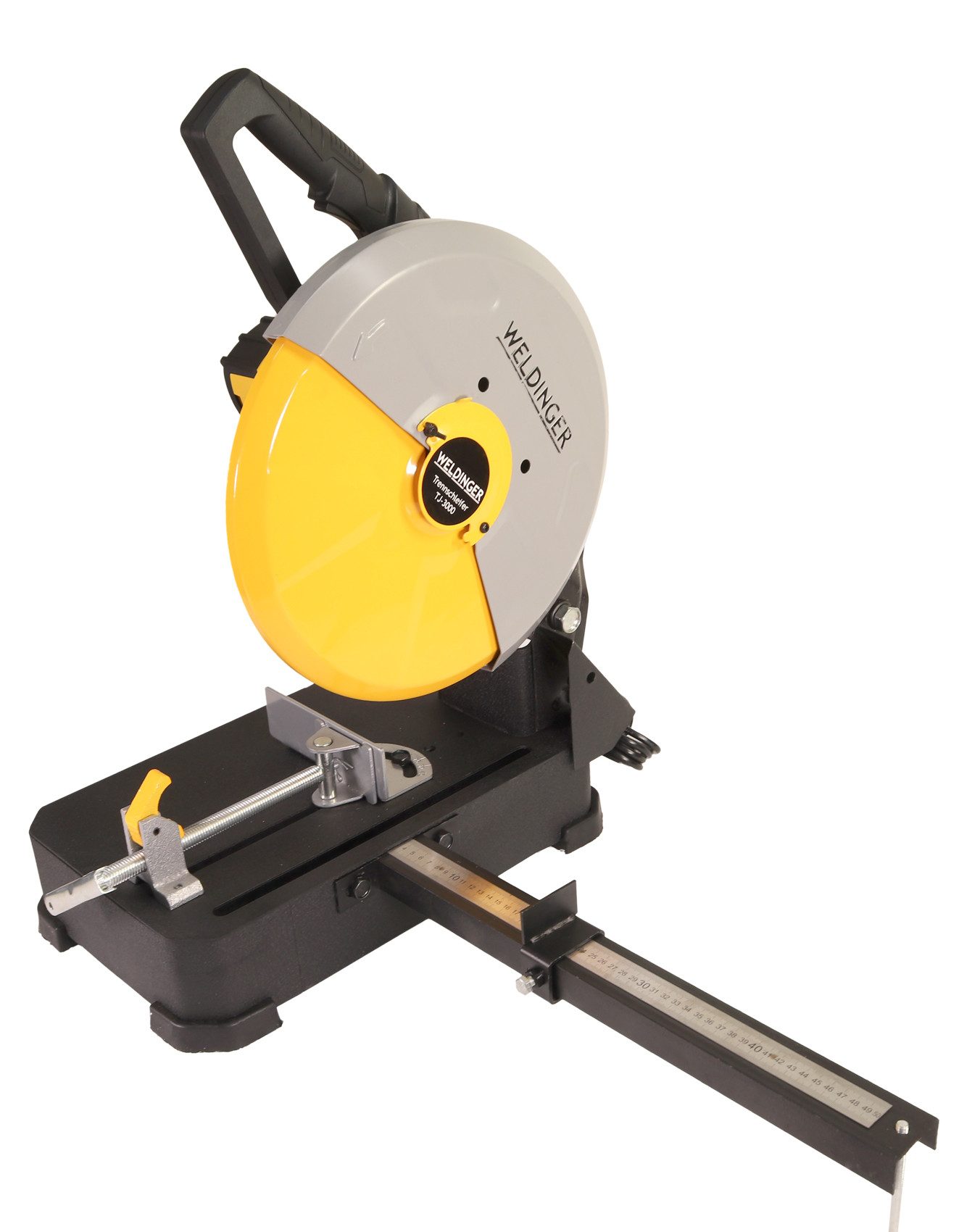 WELDINGER Trennschleifer Trennschleifer TJ3000 Tischgerät 3000 W 355 mm Sanftanlauf, mobil einsetzbar