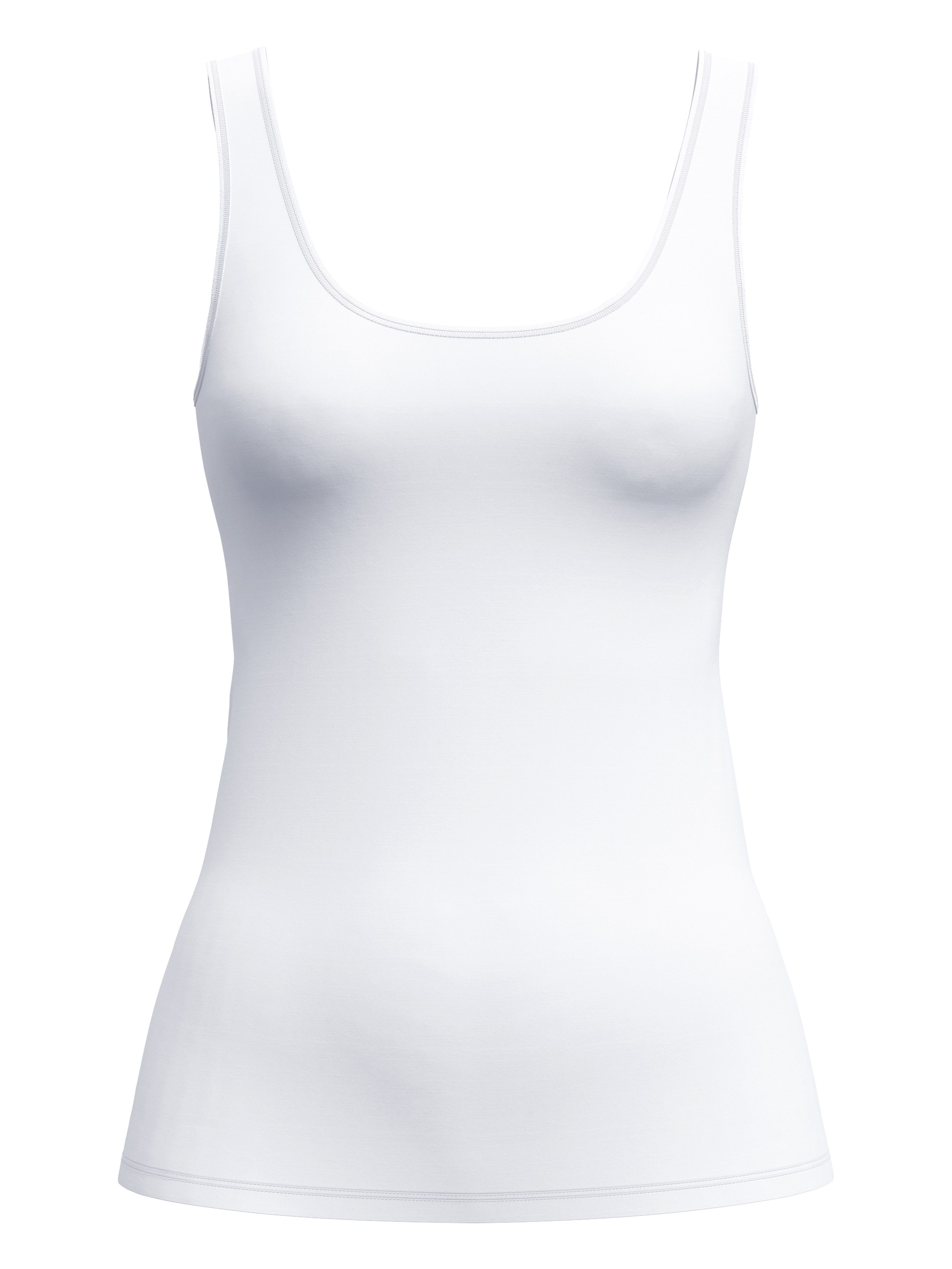 CALIDA Unterhemd Sleek Skin Rundhalsausschnitt, Single-Jersey-Qualität