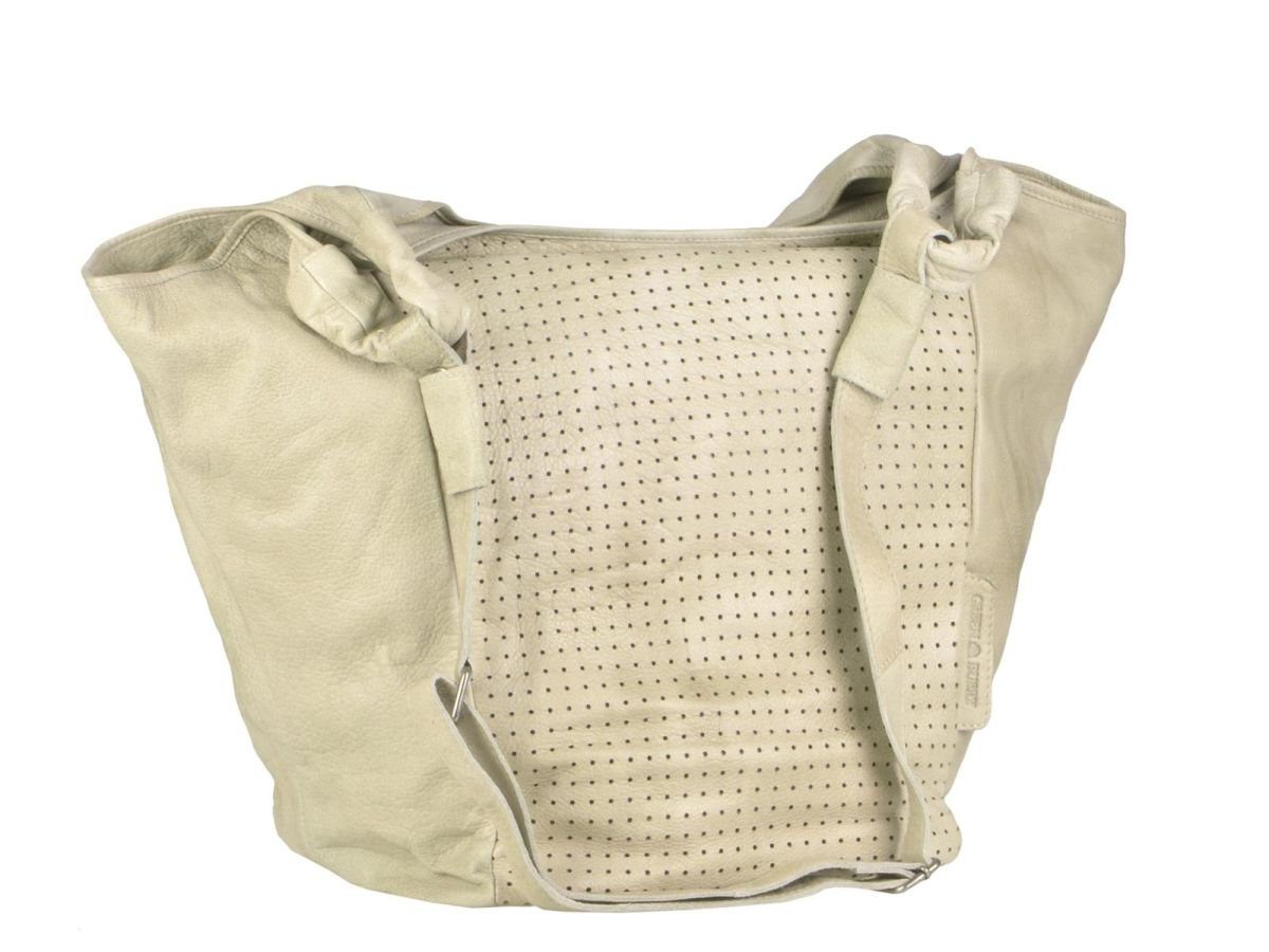 Greenburry Beuteltasche Stainwashed, Shopper, Damentasche, Handtasche,  Leder, Schultergurt