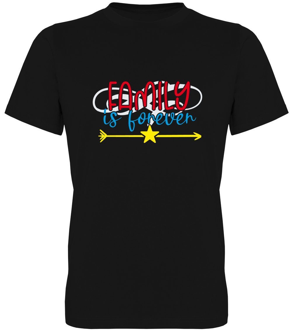 Ggraphics TShirt Family is forever Herren TShirt, mit trendigem