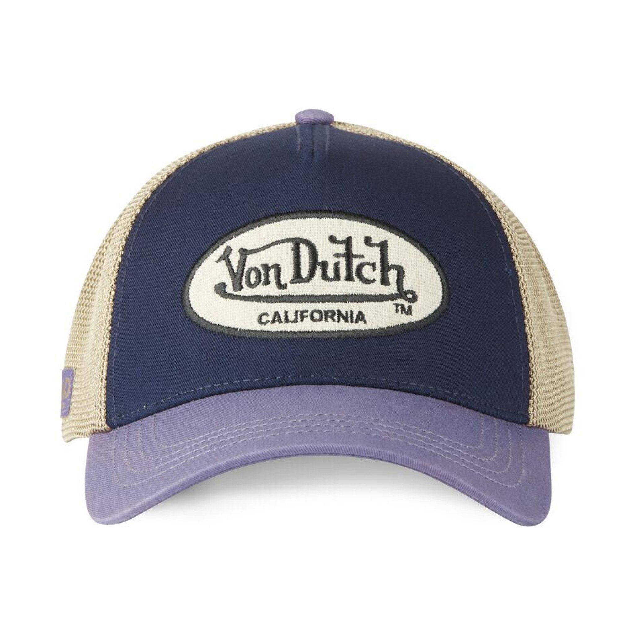 Von Dutch Trucker Cap Von Dutch Originals Trucker Cap - CALIFORNIA TERRY PATCH Mesh (Basecap, Basecap, Meshcap, Trucker Kappe)