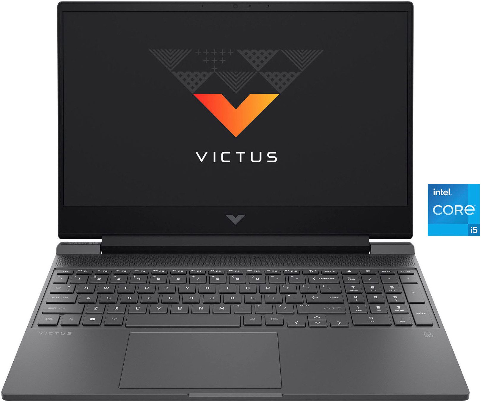 HP Victus 15-fa Intel Gaming-Notebook (39,6 cm/15,6 Zoll, Intel Core i5 13420H, GeForce RTX 5050, 16 GB, 512 GB SSD)