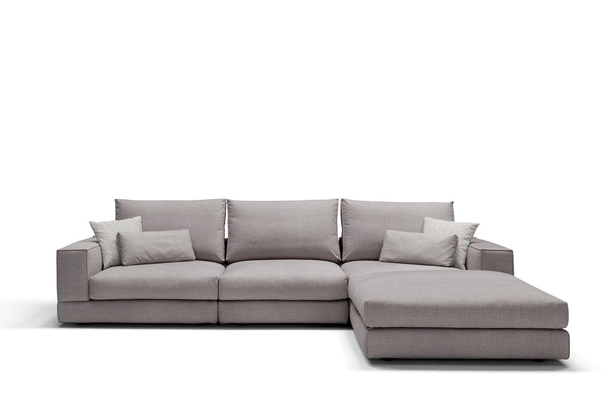 moebeloutlet.de Ecksofa Stoff Bern, Modulares Sofa verschieden aufstellbar