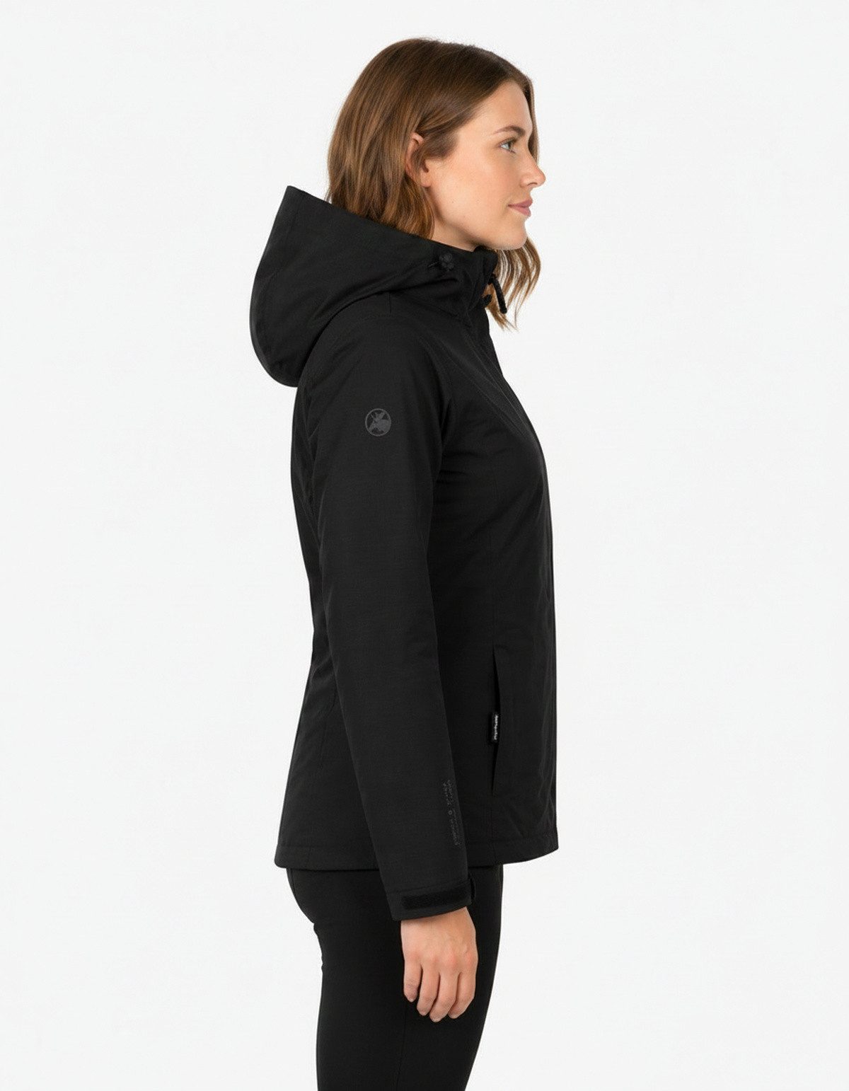 DEPROC Active Funktionsjacke LAVAL II WOMEN Funktionsjacke, Wanderjacke, Regenjacke abnehmbare Kapuze