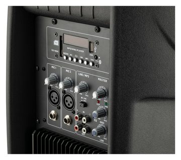 McGrey P215 MA Aktive PA-Box Lautsprecher (Bluetooth, 120 W, FM/USB/SD/MP3-Player - 2-Wege-System mit 15" Woofer und 1" Hochtöner)