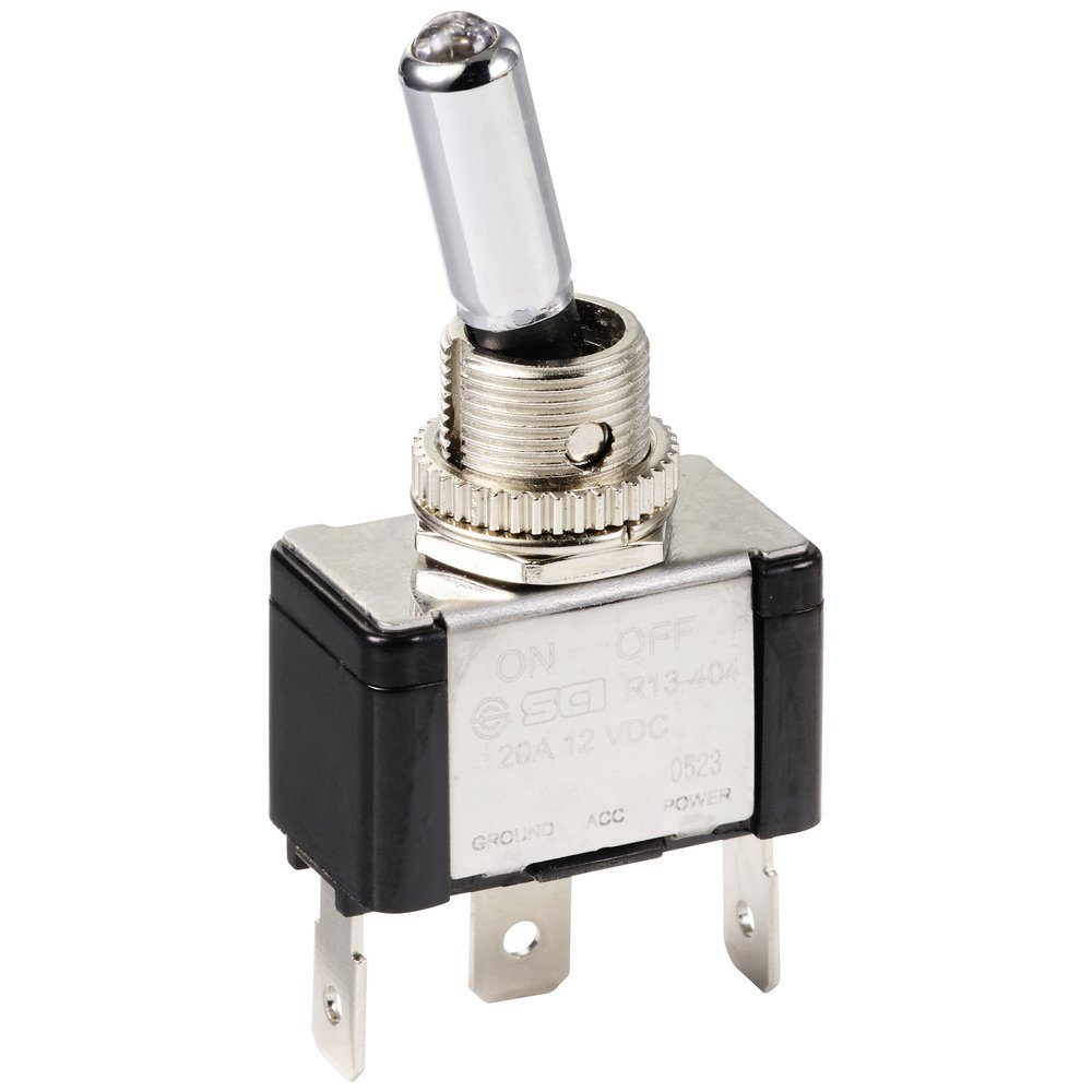 Schalter TRU COMPONENTS TC-11193848 Kippschalter 12 V/DC 20 A 1 x Aus/Ein ras