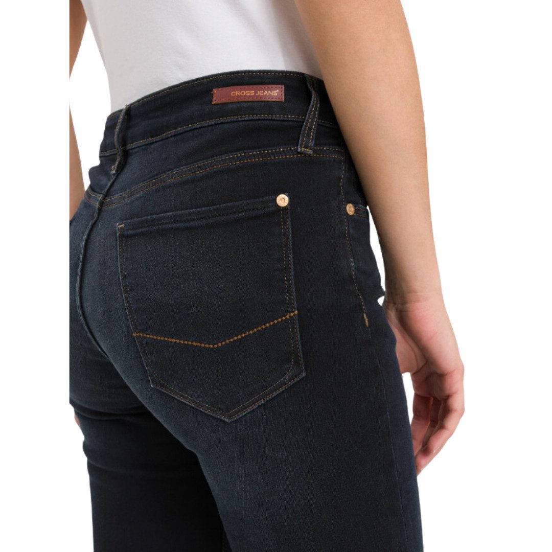 CROSS JEANS® Regular-fit-Jeans Rose N487-026 Deep Blue 5-Pocket Style – Bild 5 von 5