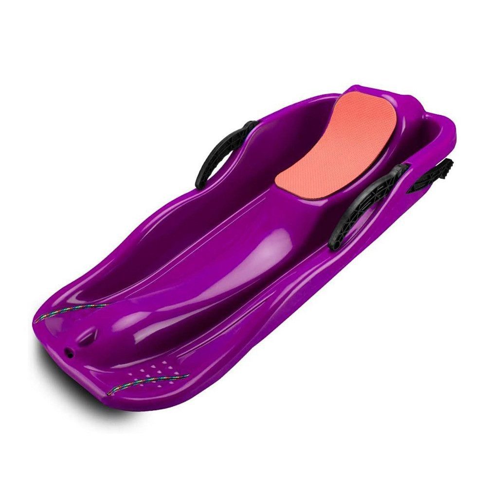 FANNOU Skibob, Schlitten Bob Schlitten Kinderbob mit Bremsen für 3-10 Jahre