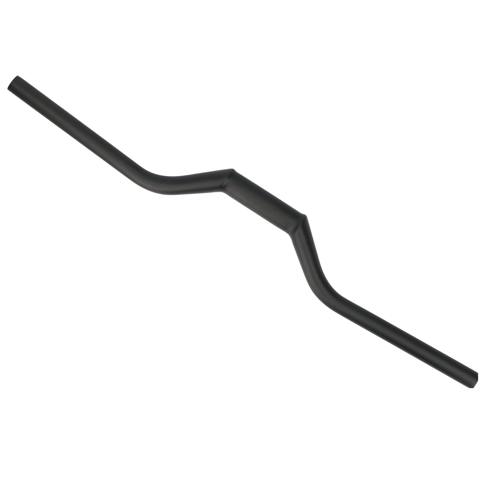 TiyoBike Fahrradlenker Lenker 318 Alu schwarz eloxiert sandgeblasen 670 200 40