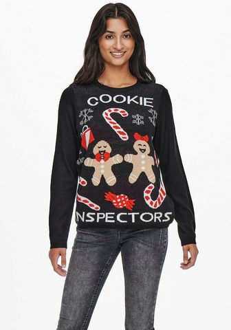 Only Weihnachtspullover »ONLXMAS JOY L/S Me...