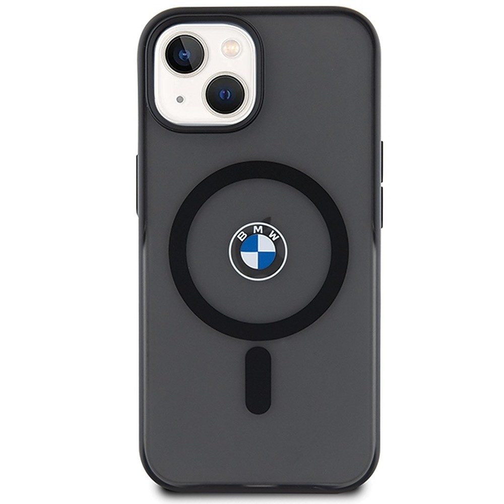 BMW Handyhülle MagSafe Handycover, BMW Lizenzprodukt, MagSafe-kompatibel, halbtransparent
