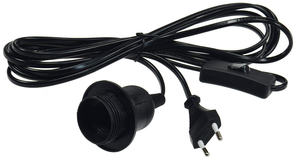 ChiliTec Sockelleuchte E27 Lampenfassung mit Kabel günstig online kaufen