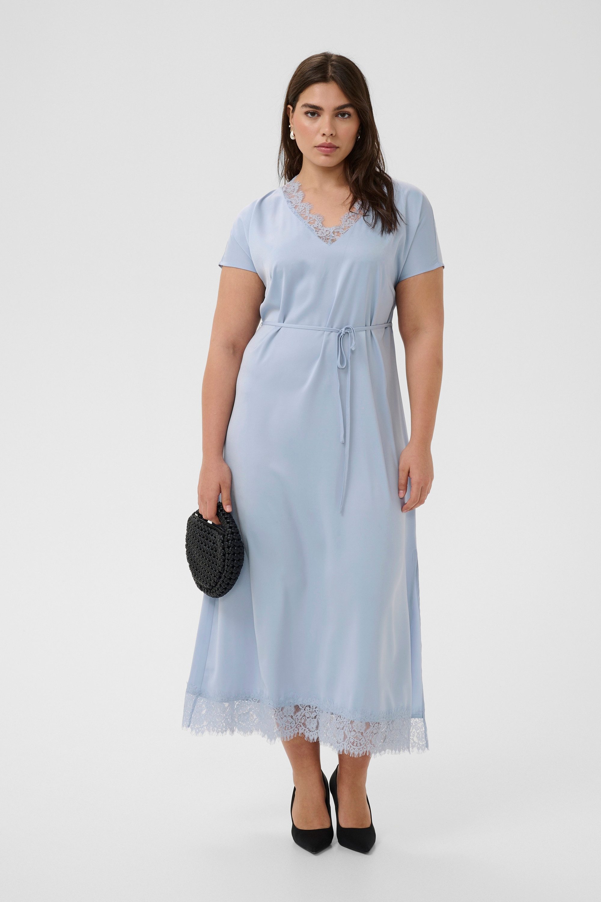 KAFFE Curve Blusenkleid Kleid KCjamie Große Größen