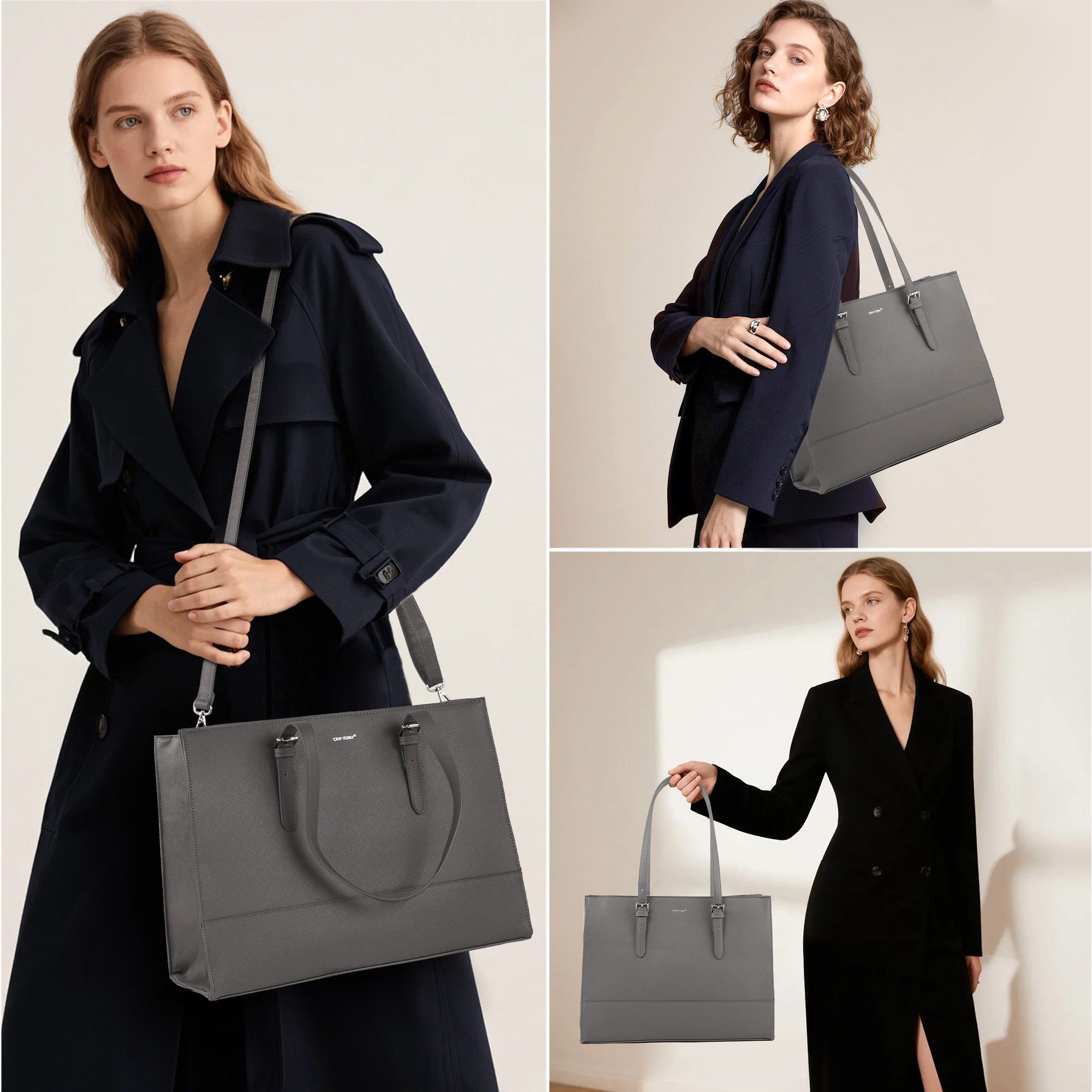 TAN.TOMI Aktentasche Business Handtasche Laptoptasche 15,6 Zoll Schultertas günstig online kaufen