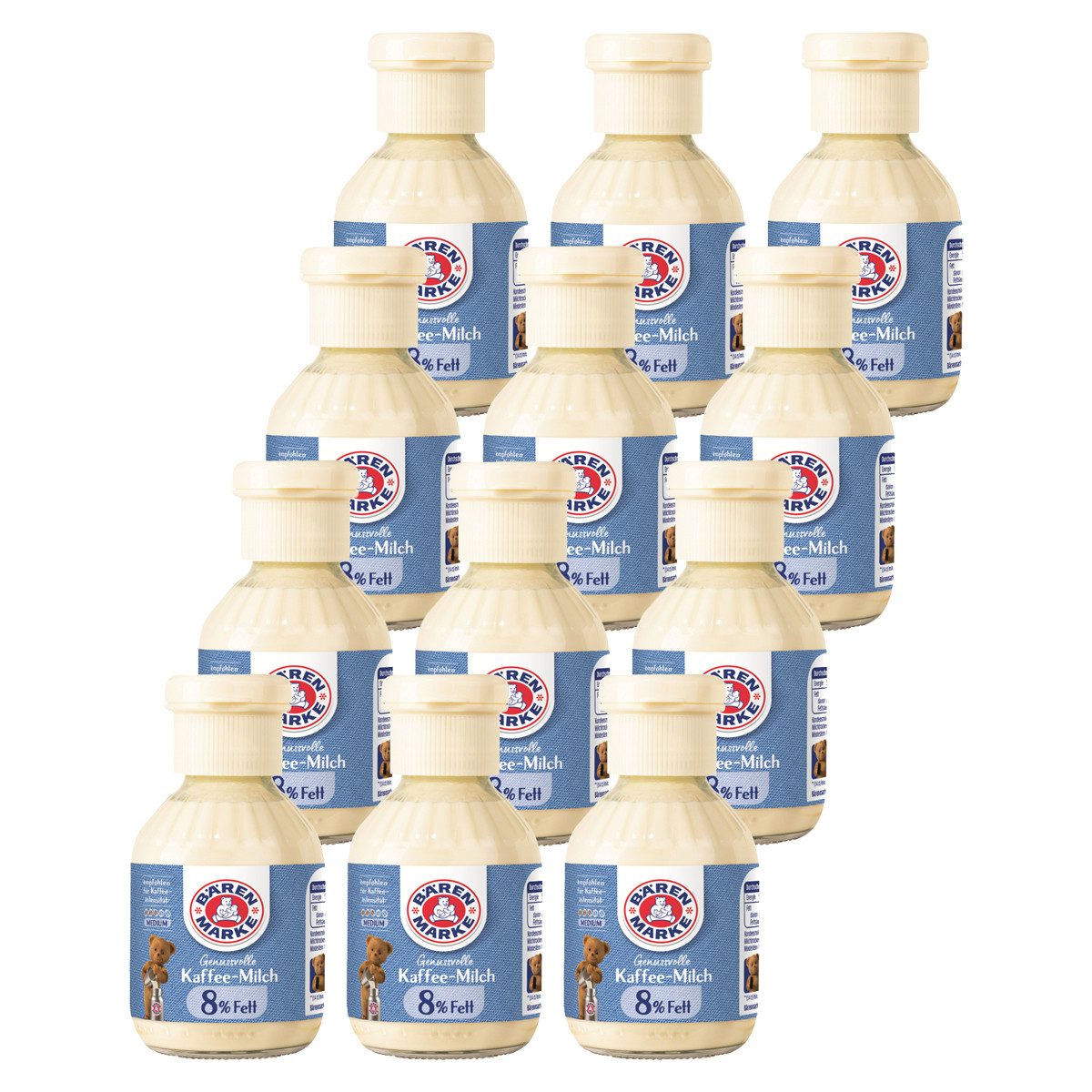BAERENMARKE Milch, Bären Marke Kaffeetraum Kondensmilch Kaffeemilch 160ml 12er Pack