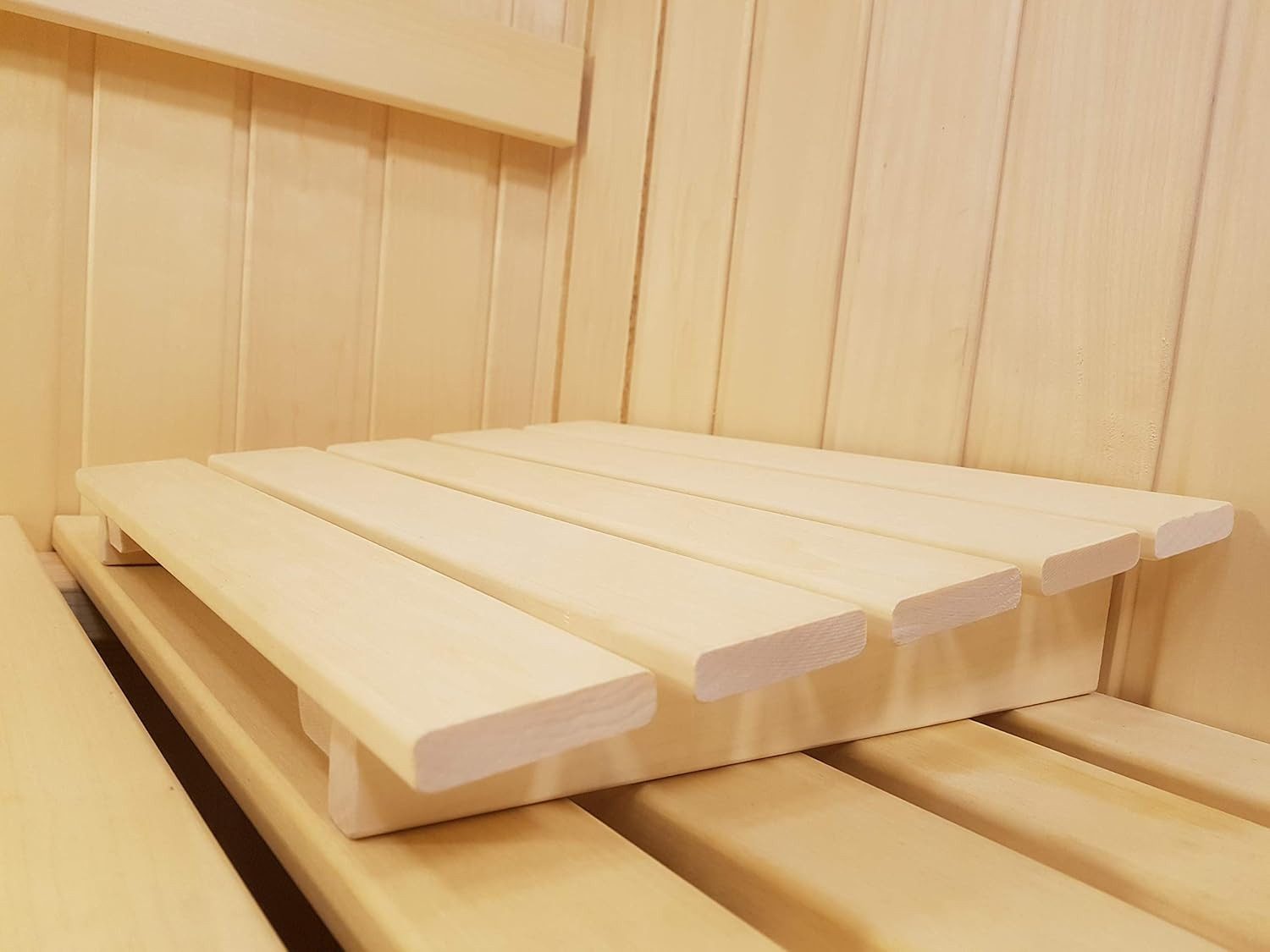 Agande Saunakopfstütze Beinauflage Rückenlehne Rückenstütze aus Espenholz Made in Europe, (1-St)