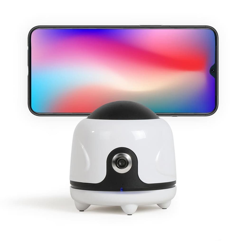 LIVOO Automatischer Webcam 360° Smart Tracker Weiß