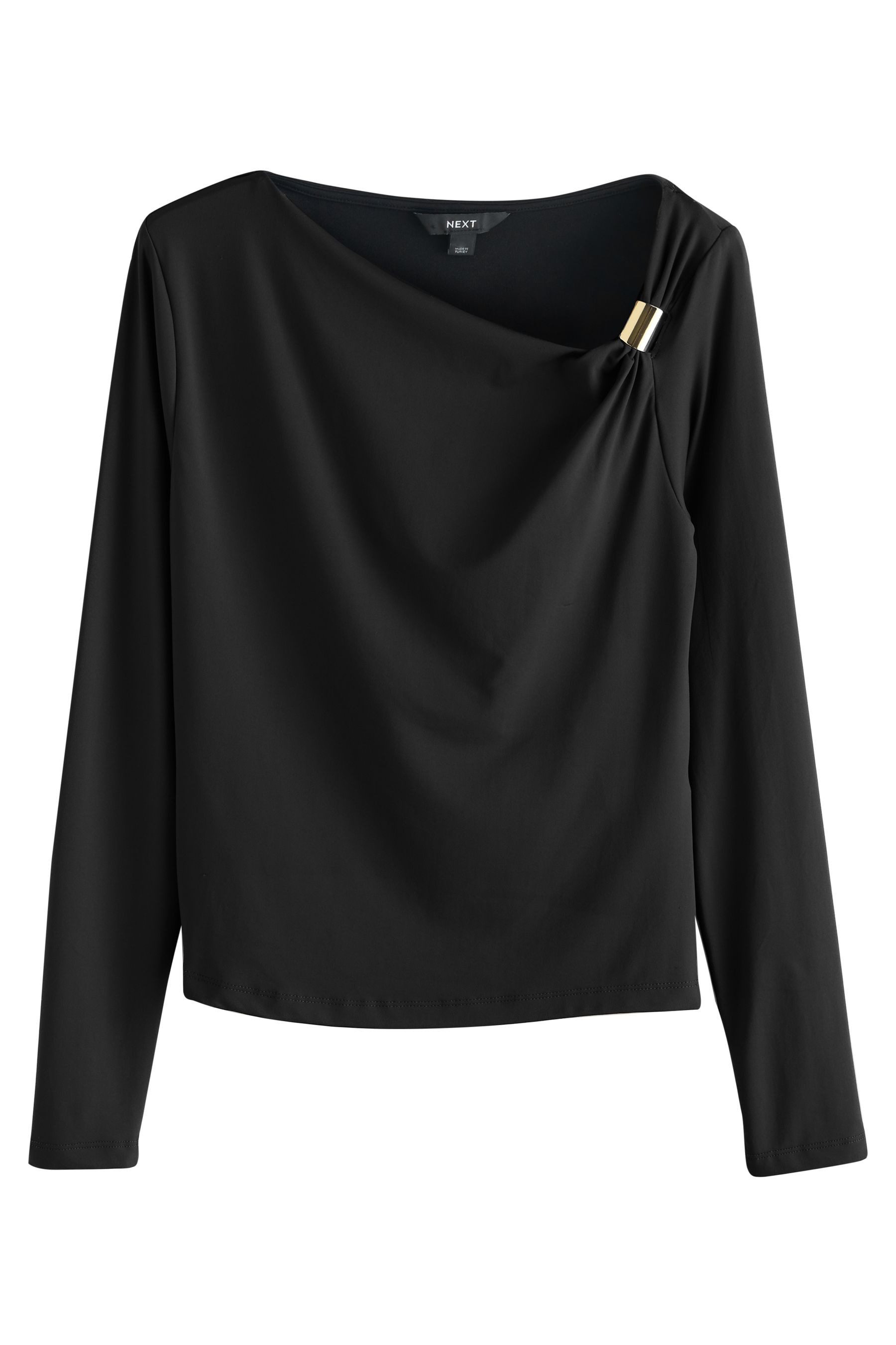 Blusenshirt Weiches, asymmetrische Langarmoberteil