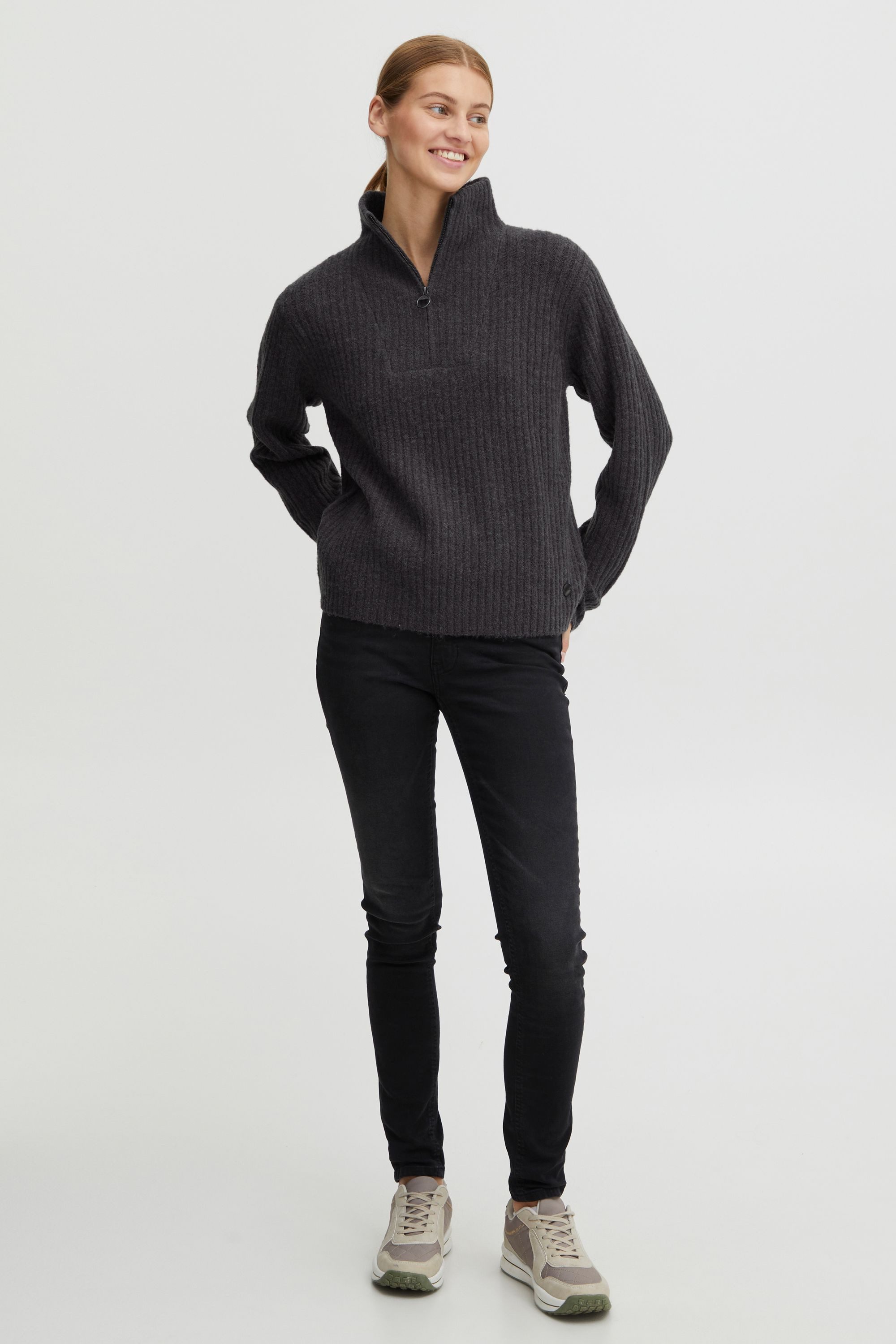 OXMO Strickpullover OXSaline 21800092-ME Modischer Pullover günstig online kaufen