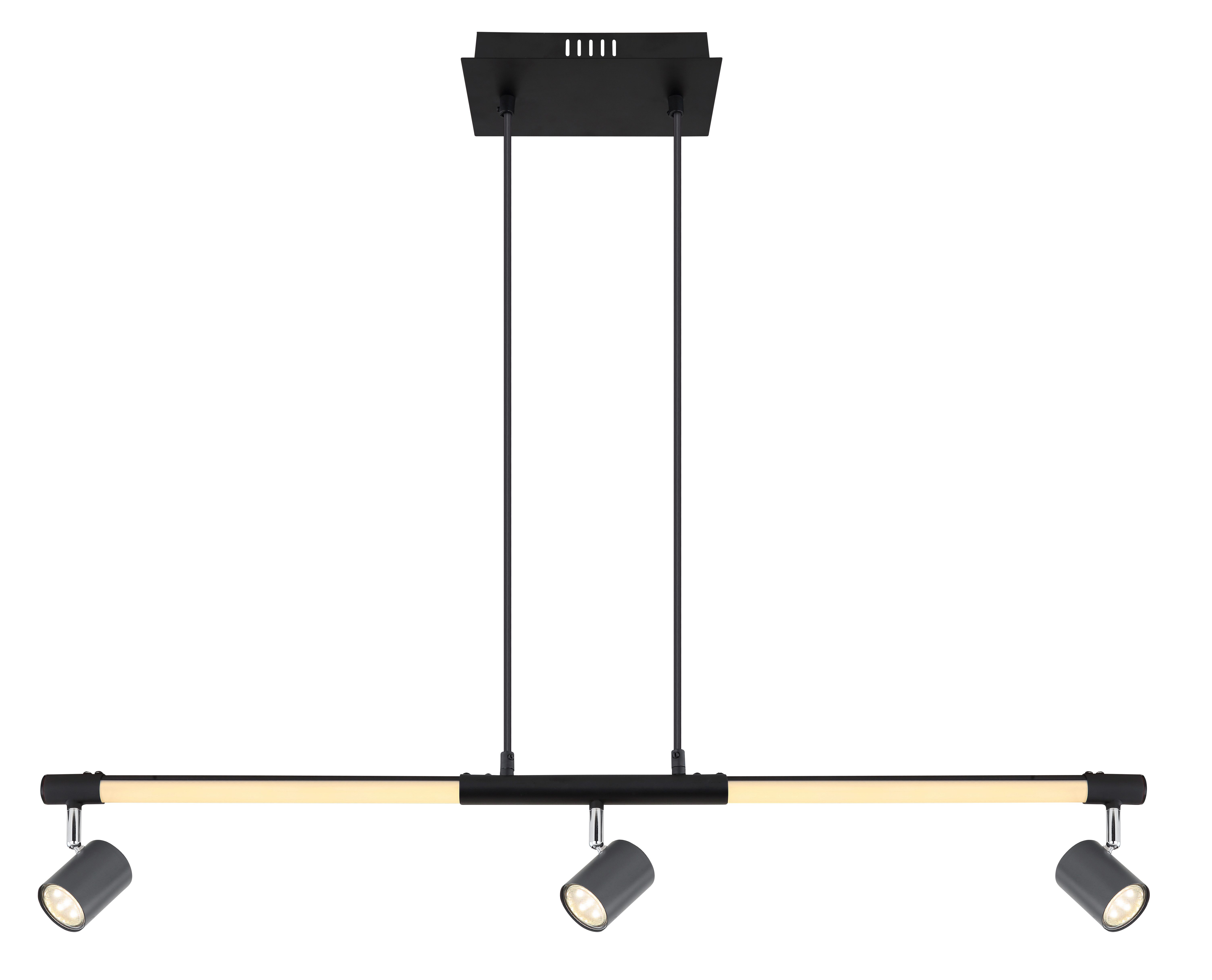 GLOBO LIGHTING LED Pendelleuchte HL, LED fest integriert, Warmweiß, Hängelampe/Hängeleuchte/Wohnzimmer/Esstisch/elegant