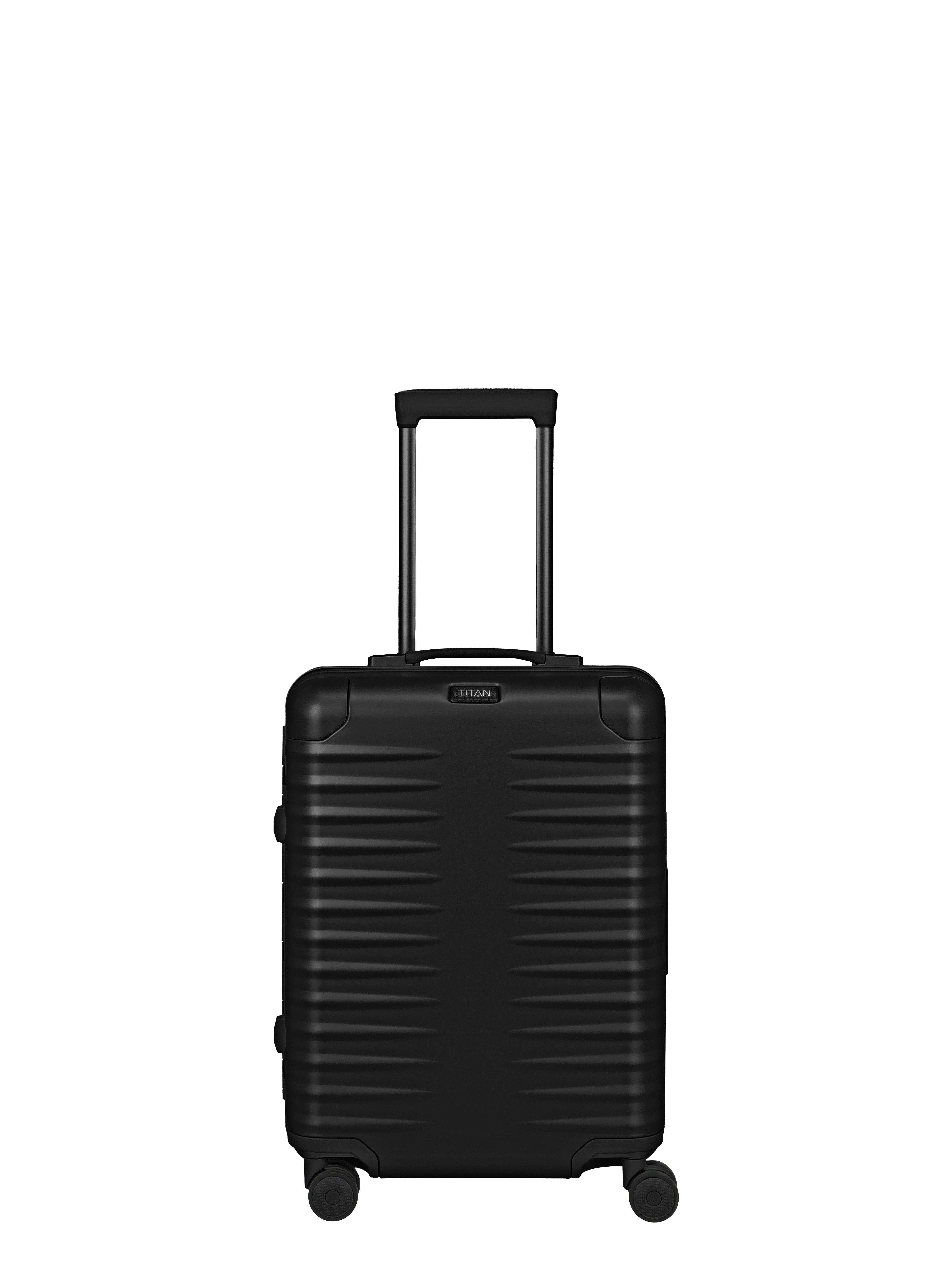 TITAN - Made in Germany Trolley ETERNITY S23 Aluminium Bordkoffer Made in Germany, 4 Rollen, 100 % Aluminium, Smart Frame und Echtledergriffe