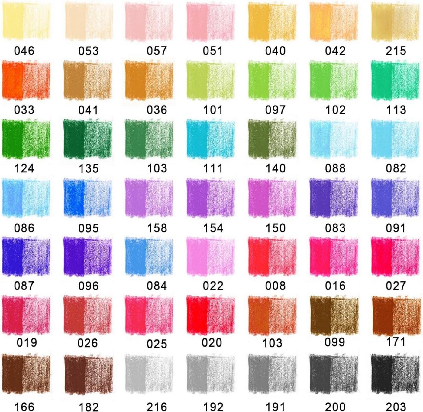 Thumbnail - KALOUR Buntstift Premium Buntstifte Set 50 lebendige Farben zum Zeichnen Skizzieren