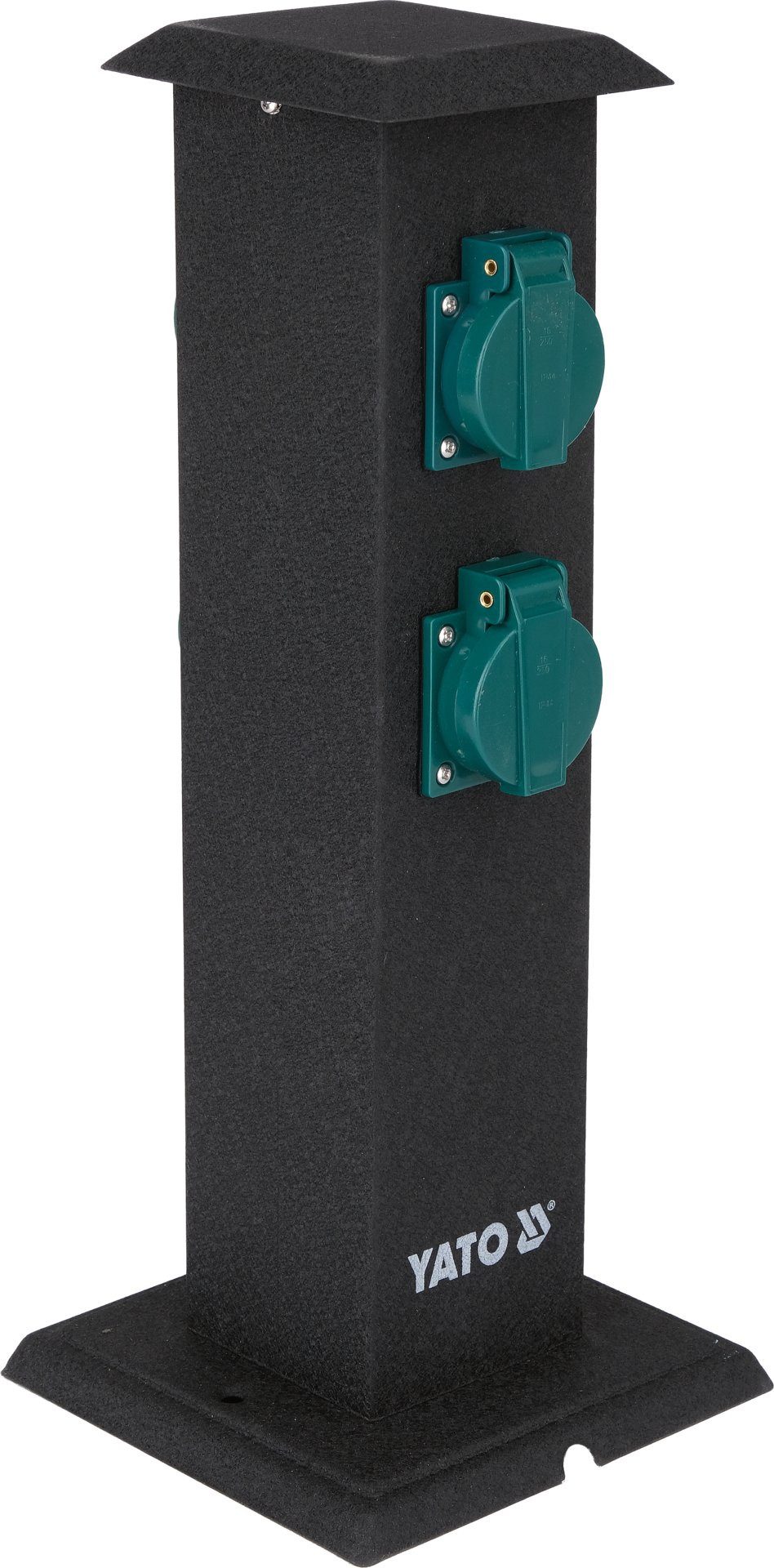 Yato Gartensteckdose Metall-Gartensteckdosensäule mit 4 Anschlüssen, Metall-Gartensteckdosensäule mit 4 Anschlüssen, Metall-Gartensteckdosensäule mit 4 Anschlüssen