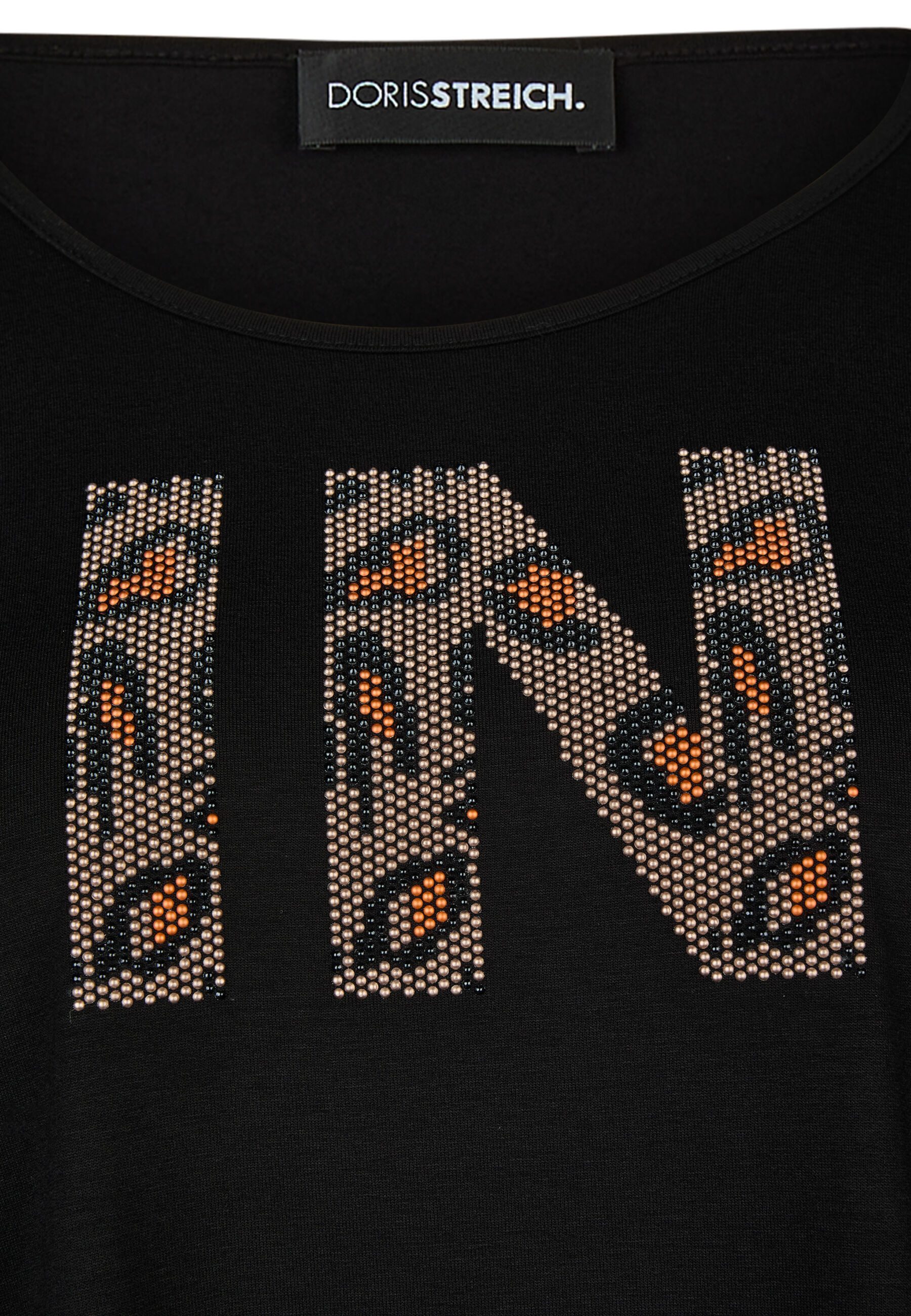 Doris Streich Langarmshirt mit Metallplätchen-Motiv