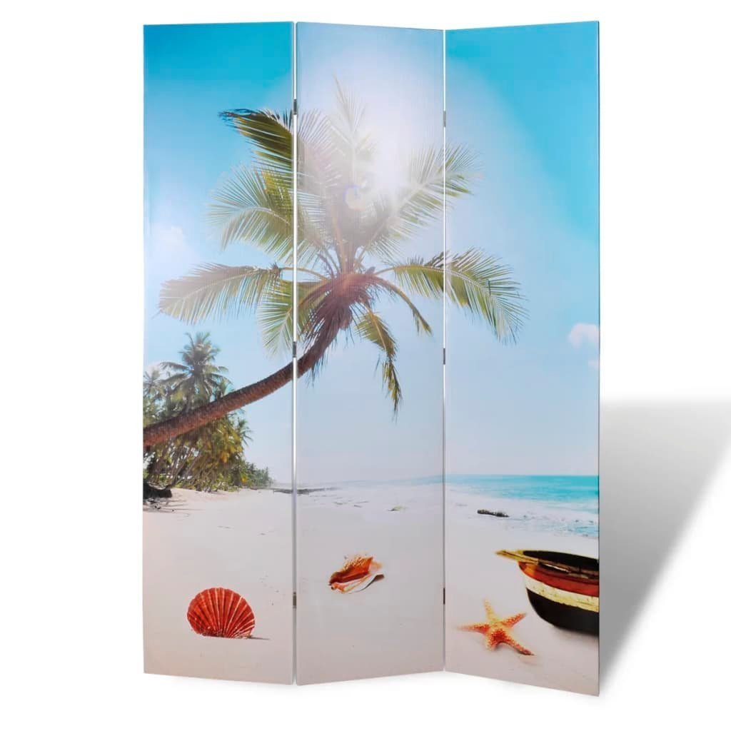 furnicato Raumteiler klappbar 120 x 170 cm Strand | Raumteiler-Regale