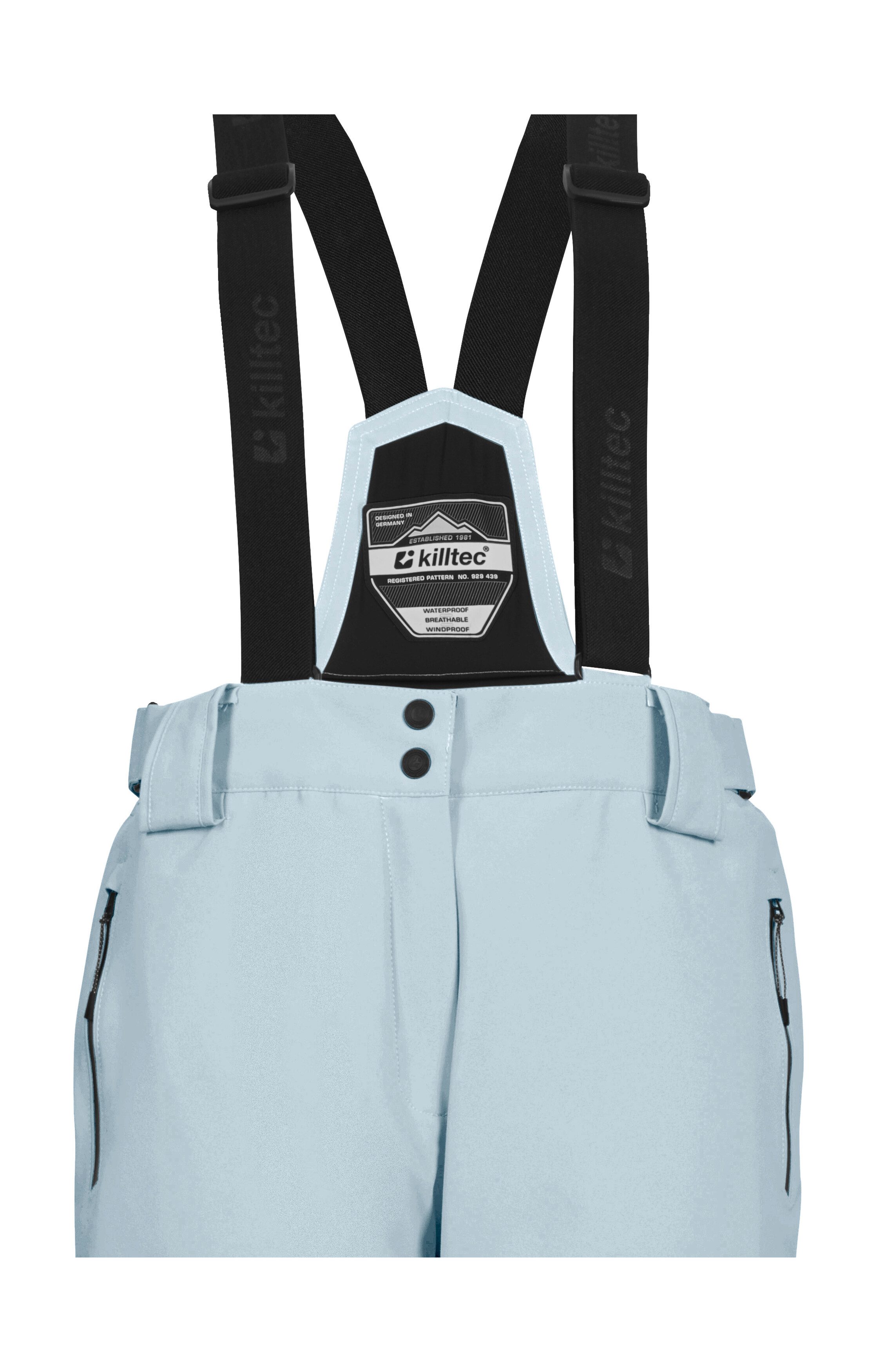 Killtec Skihose KSW 249 WMN SKI PNTS Wind- und wasserdicht, verstellbar, Teflon EcoElite™-Imprägnierung