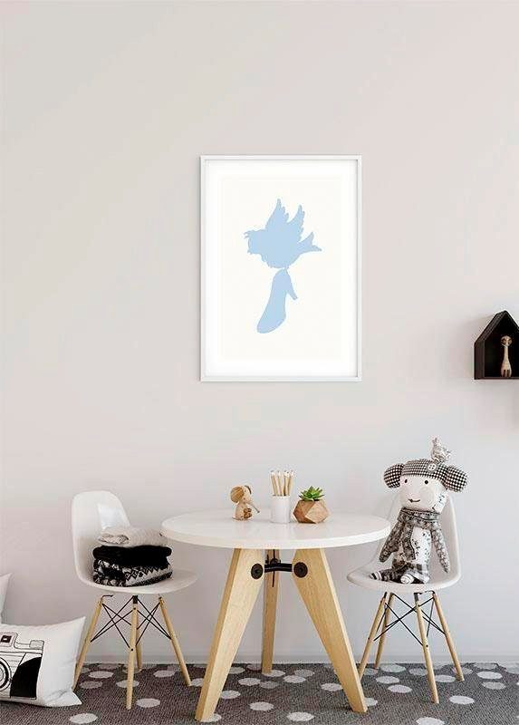 Komar Poster Cinderella Schlafzimmer, Bird, Kinderzimmer, (1 Disney St), Wohnzimmer