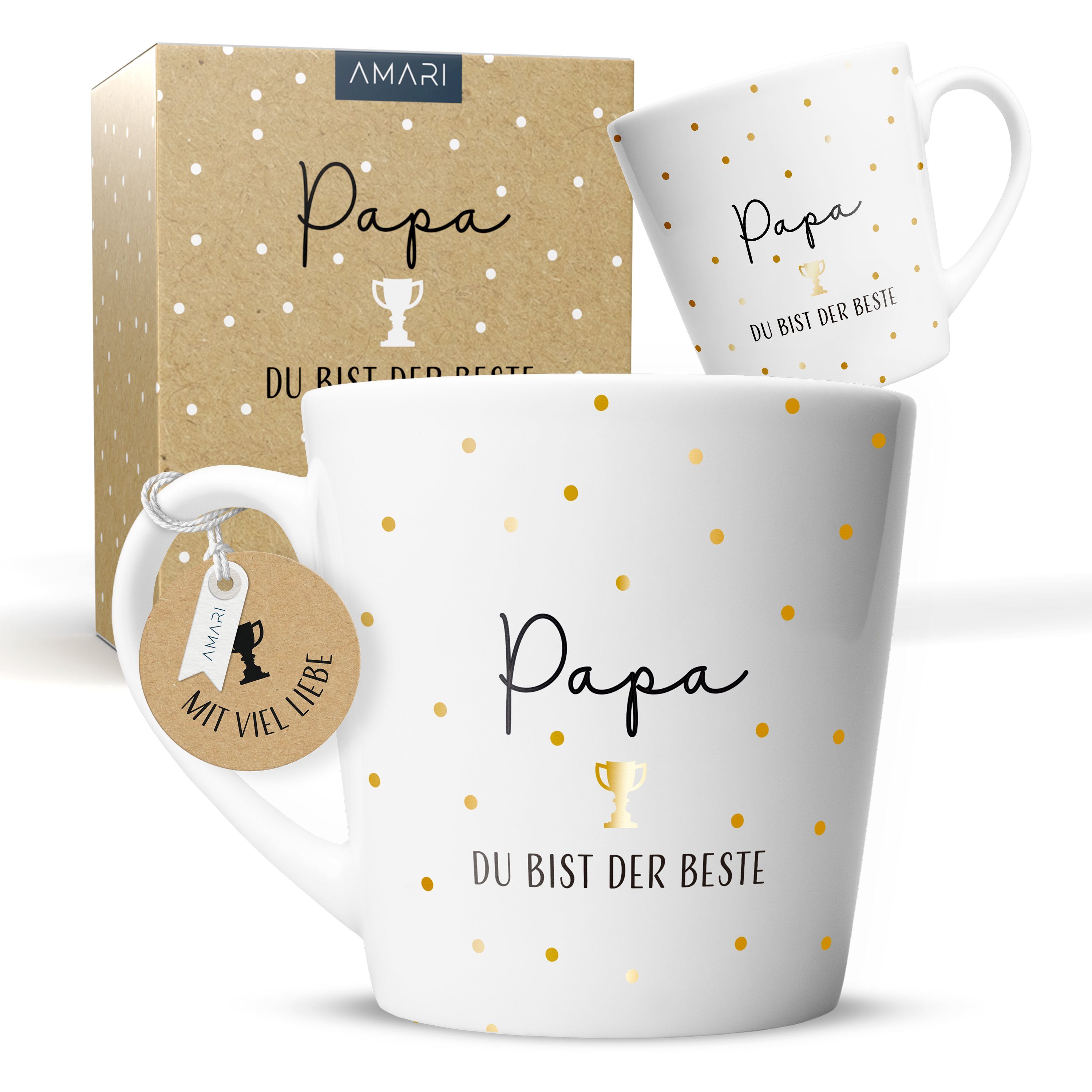 Amari Tasse AMARI® Tasse für Papa - Bester Papa Geschenk - Geschenk Papa