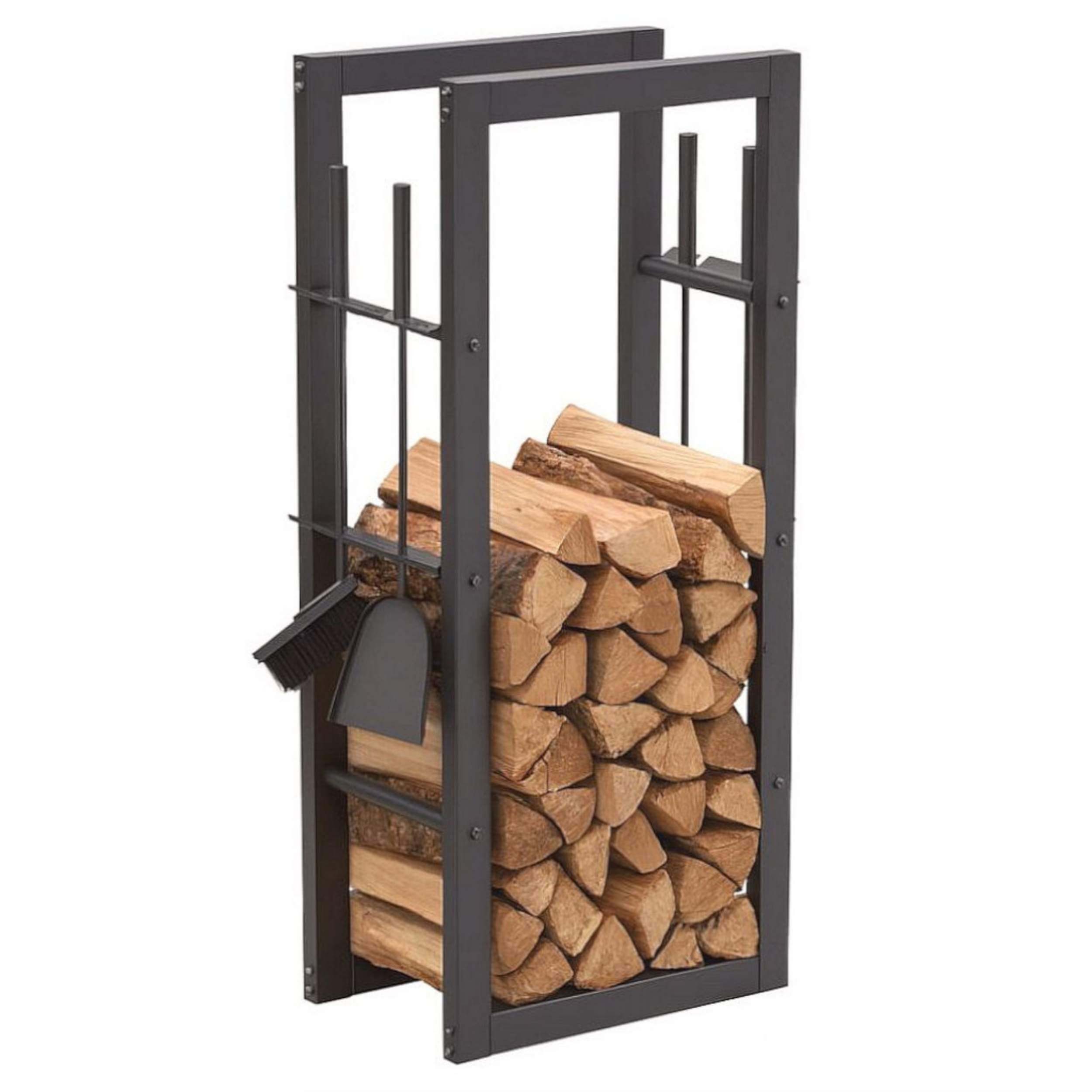 DanDiBo Kaminholzregal 96601 Brennholzregal Holzaufbewahrung Kaminholzständer Feuerholzregal, Kaminholzständer Feuerholzregal