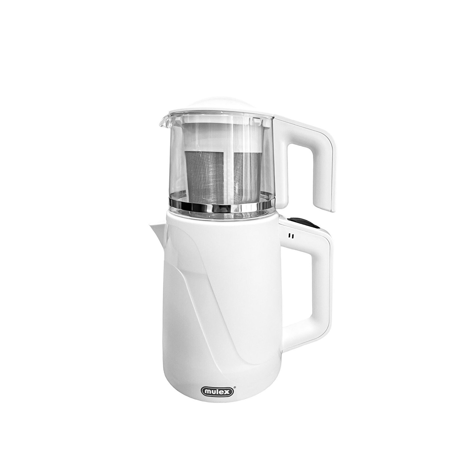 Mulex 2in1 Elektrischer Wasser-/Teekocher Weiß 1650W