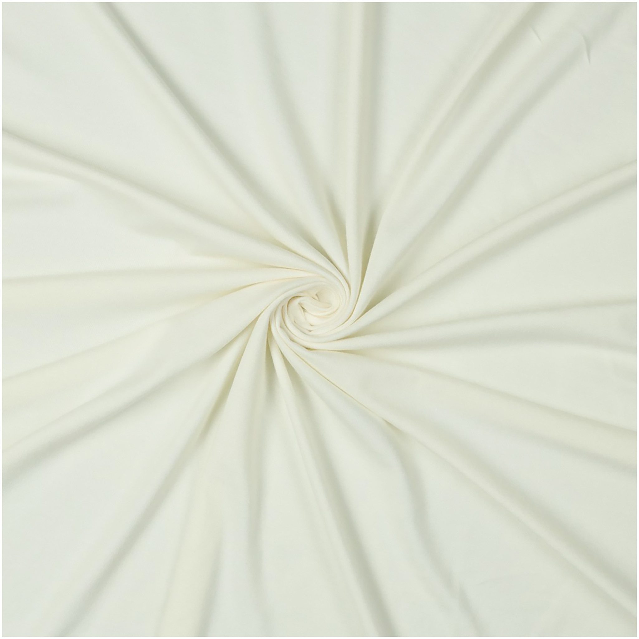 maDDma Stoff Jersey-Stoff 0,5m Viskose (Bambus) Baumwollstoff Meterware, 006 - creme