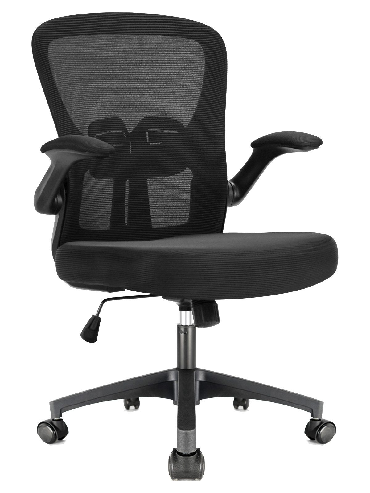 Durrafy Bürostuhl Bürostuhl Ergonomischer, Bürostuhl, Chefsessel, Computerstuhl, 90° klappbare Armlehnen